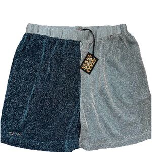 Kurt Geiger Blue Womens Cover Up  shimmering Shorts